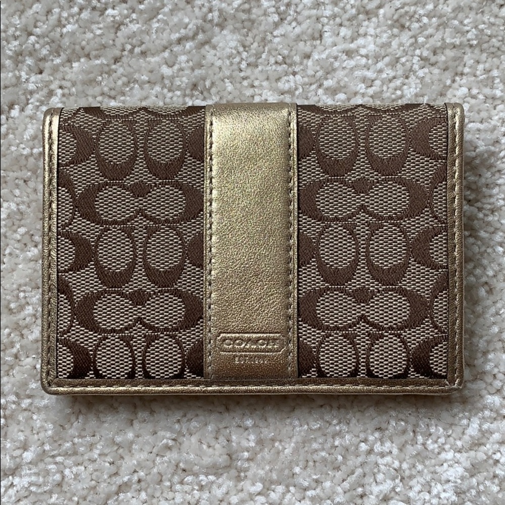 Coach card holder